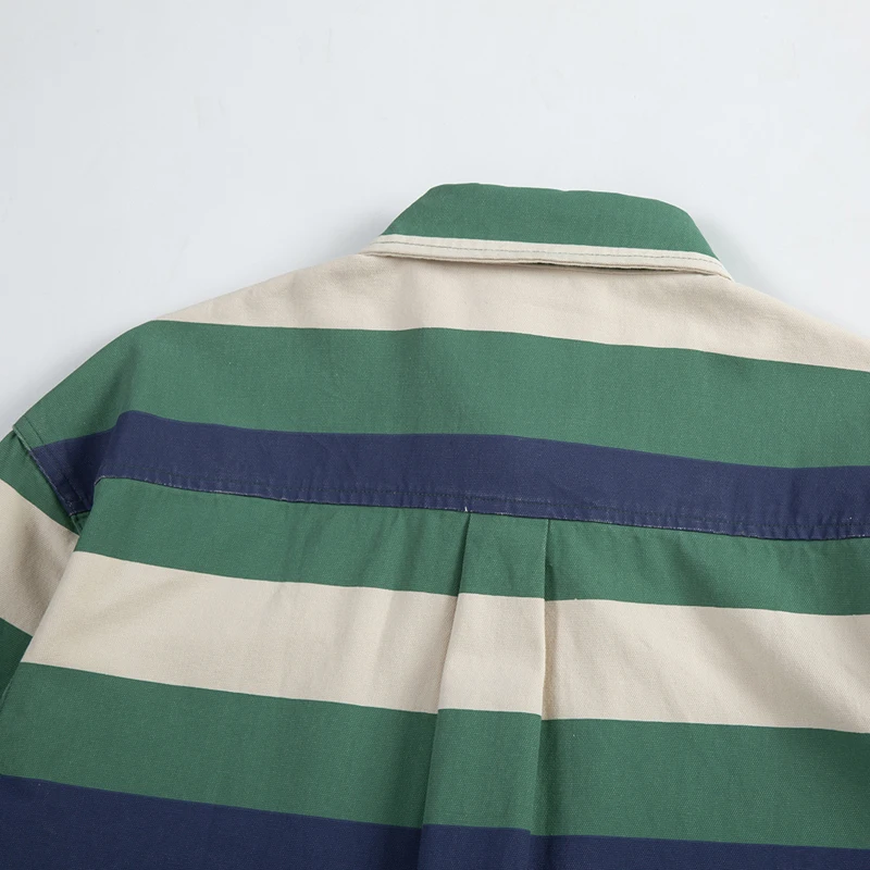 Японский основный бренд Madness Полосатая рубашка Sedate Successful Мужская серия