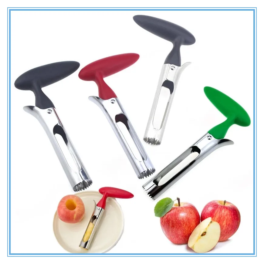 

New Stainless Steel Apple Core Cutter Knife Corers Fruit Slicer Multi-function Cutting Vegetable Pear Core Removed Kitchen Tools