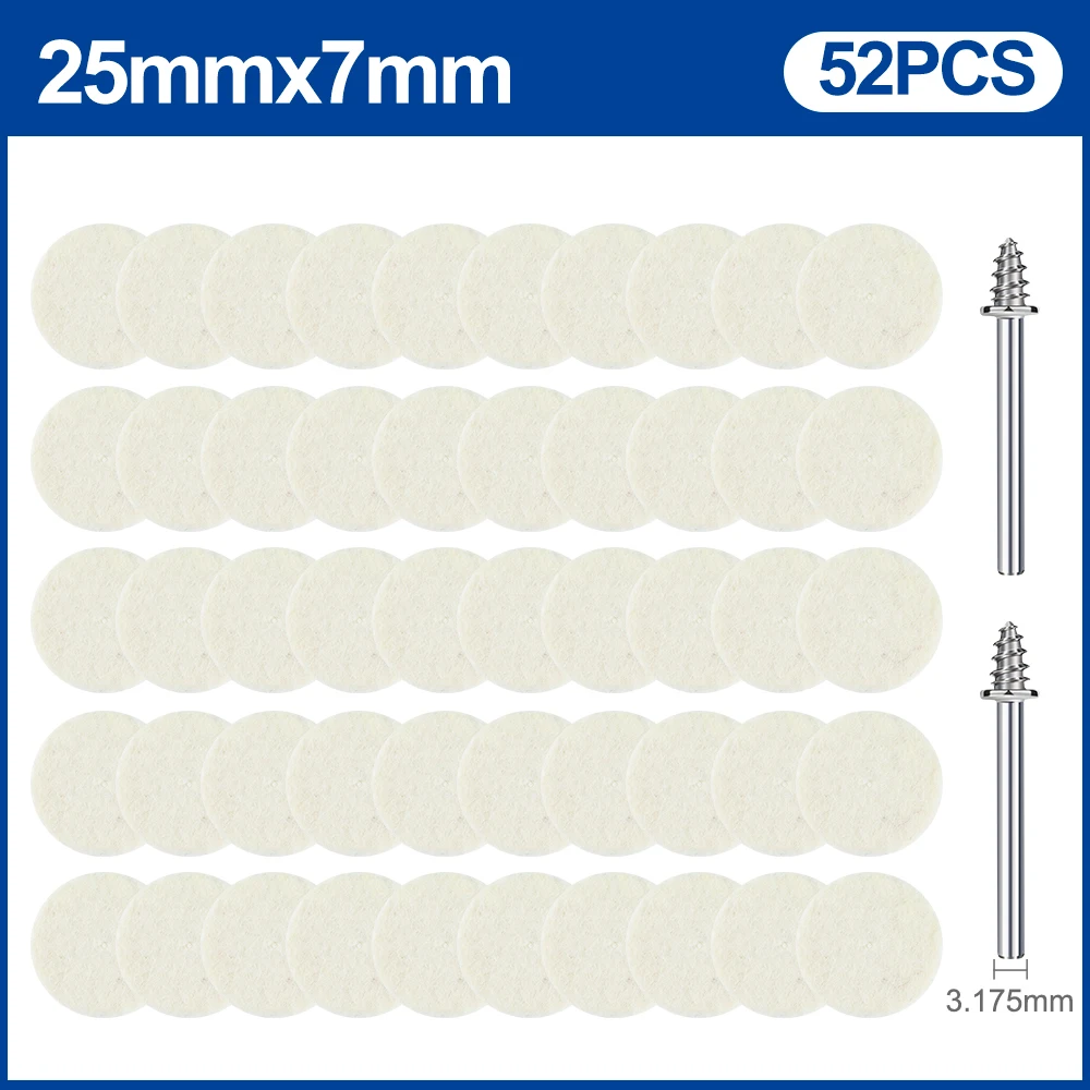 

Шлифовальные диски из войлока XCAN 52/105 шт.