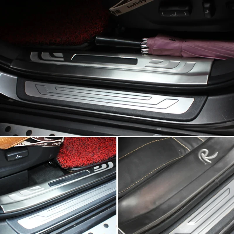 Накладка на порог из нержавеющей стали для Kia Sorento 2009-2012 2013-2014 гг.