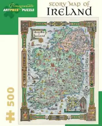 

История карты Ирландии: пазл из 500 частей