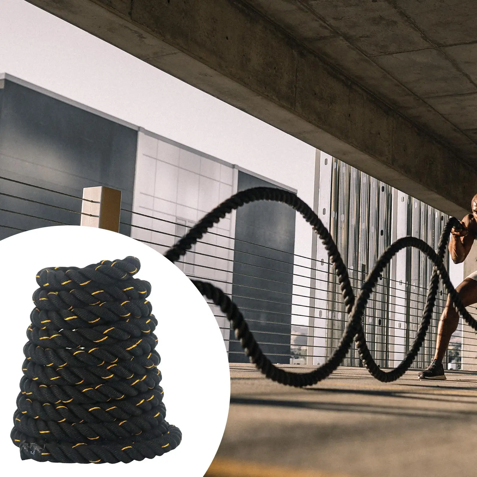 

3M Training Rope Fitness Climbing Rope Durable for Workout Training