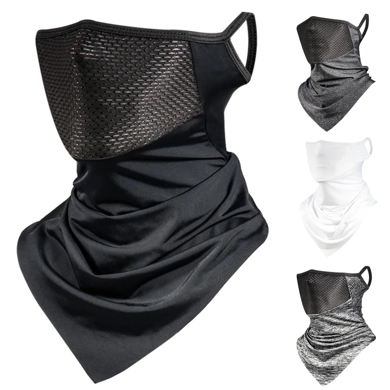 

Nylon Balaclava Scarf Ear Loop Neck Gaiter UV for PROTECTION Bike Motorbike Scar