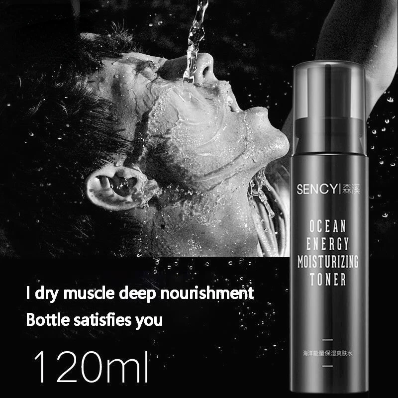 120ML Face Tonic for Men Hydration Facial Tone Moisturizing Oil-control Shrink Pores Makeup Water Face Toner Skin Care Products