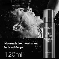 120ml face tonic for men hydration facial tone moisturizing oil control shrink pores makeup water face toner skin care products