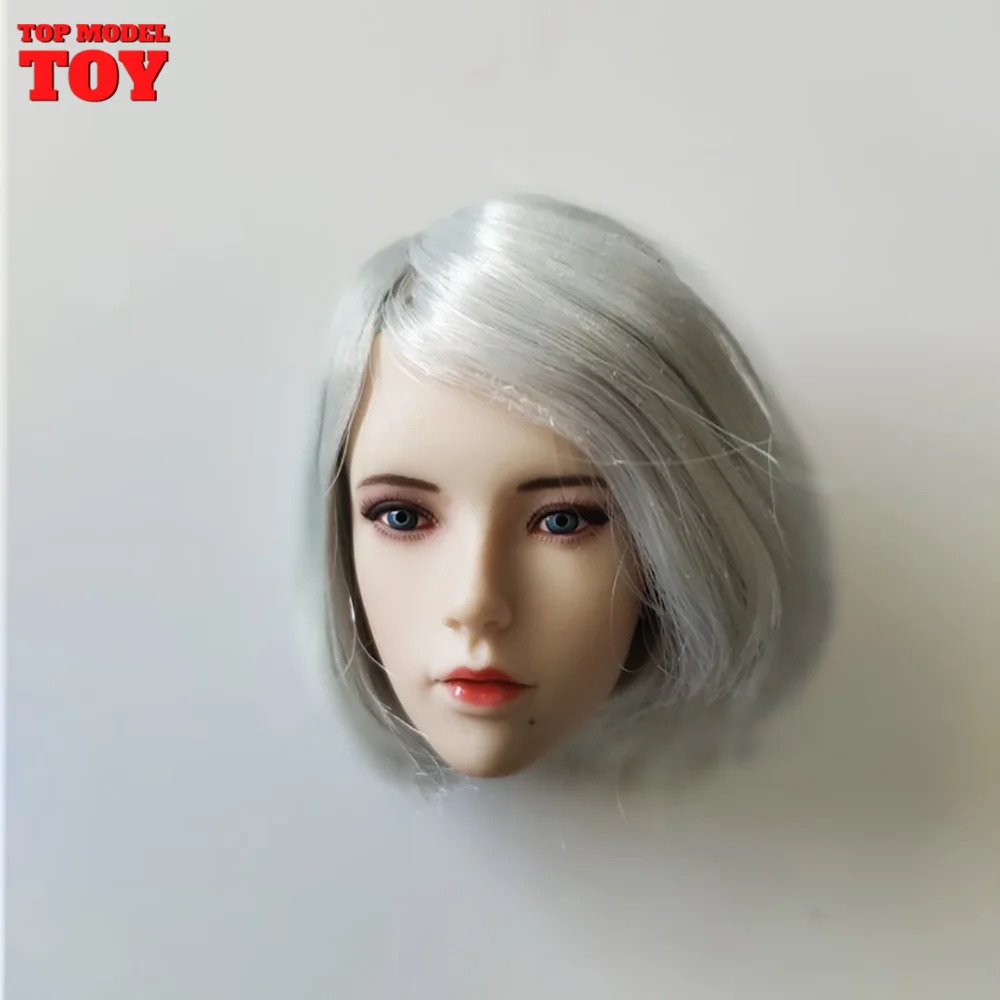 SET017 1/6 NieR 2B голова девушки с повязкой на глаза для волос подходит 12 дюймов TBL