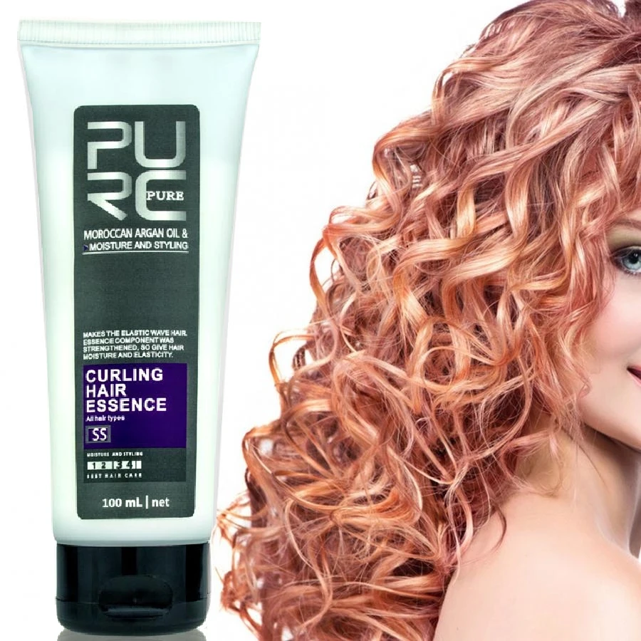 

100ml Hair Curl Enhancer Anti Frizz Hair Elastin Hair Conditioner Hair Volumizing Gel Perfume Curls Dedicated Elastin Element