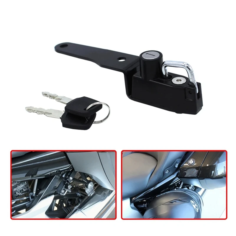 

Motorcycle Anti-Theft Helmet Lock Helmet Lock with 2 Keys for BMW-K1600GT K1600GTL K 1600 GT 2021
