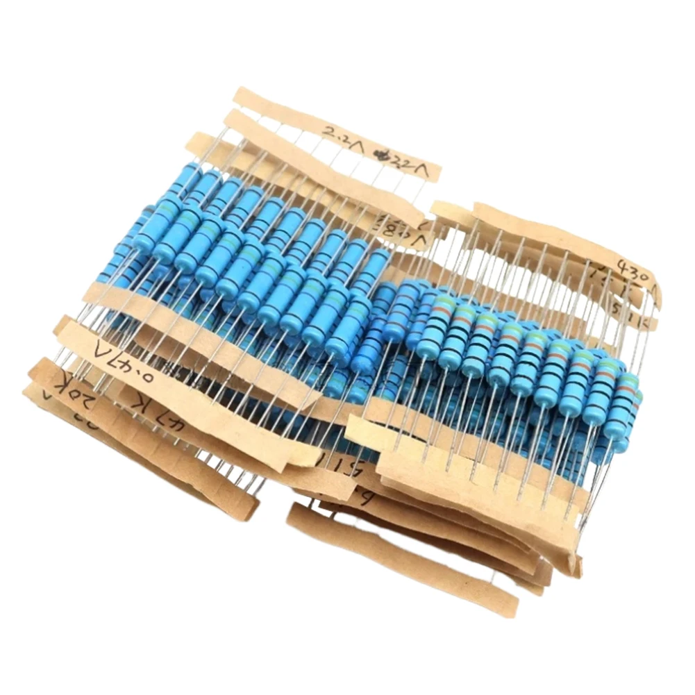 1300 шт. комплект металлопленочных резисторов 1R-3M набор сопротивления Ом в