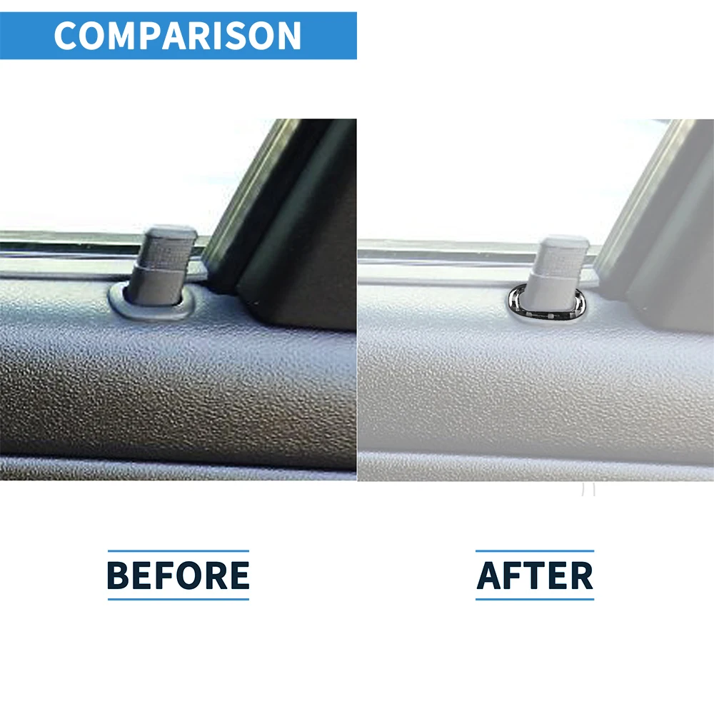 Для Chevrolet Impala 2006-2013 Настоящее углеродное волокно Автомобильный Дверной Болт