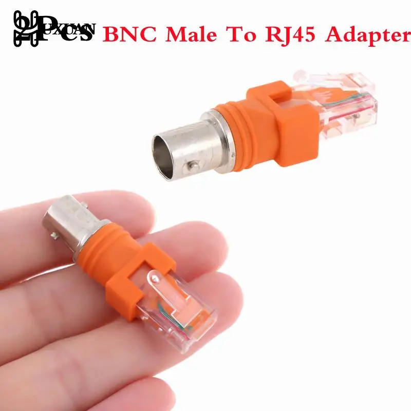 2 шт. F-образные разъемы RF мама к RJ45 папа коаксиальный цилиндр соединитель адаптер