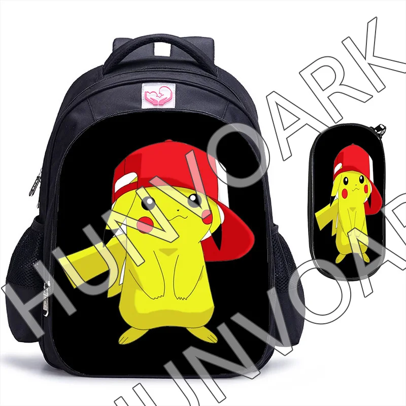 Школьные ранцы с покемоном для девочек и мальчиков милые рюкзаки Пикачу школы