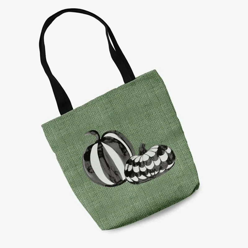 

Great Quality Spooky Duo Halloween Tote Bag - Perfect Trick or Treat Pumpkin Gift