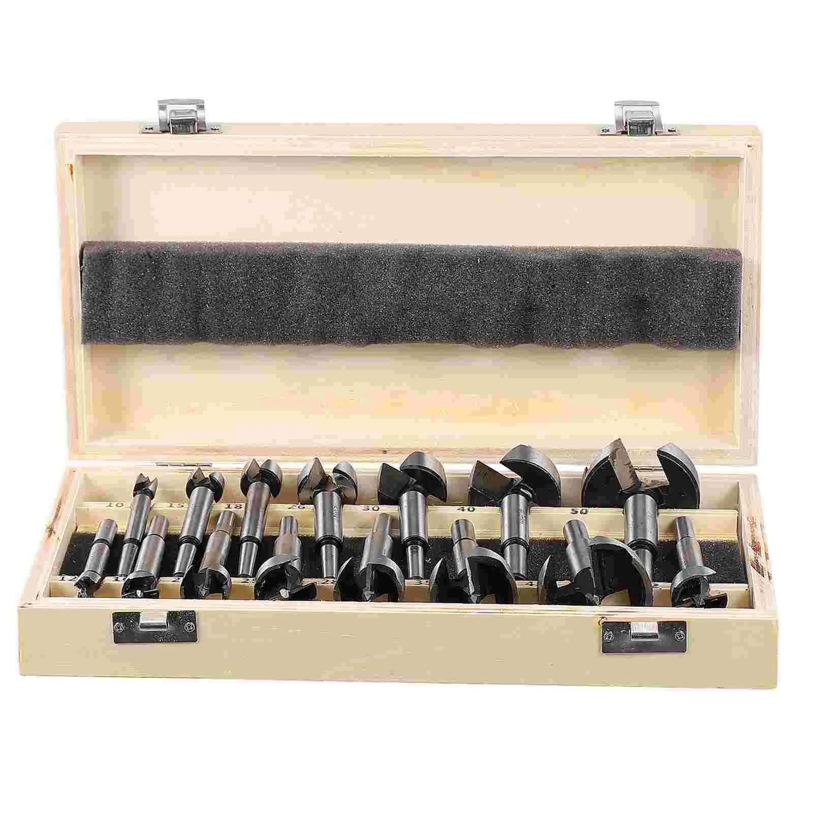 

15pcs Heavy Duty Flat Drill Bit Carpenter Tool Woodworking Hole Opener Reamer