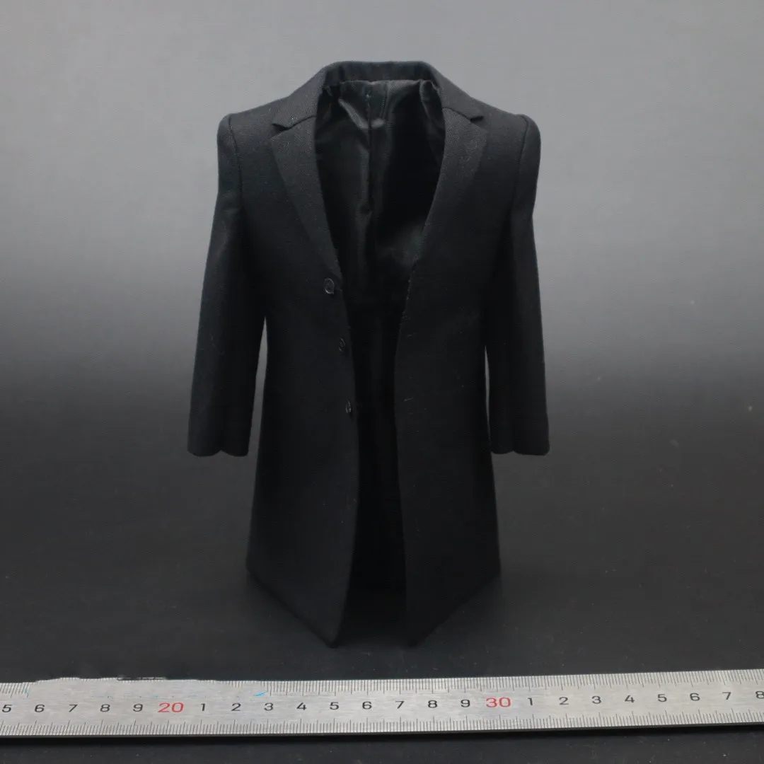 

1/6 Ben Affleck Overcoat RichMan Suits Long Coat WindbreakClothes Set Fit 12'' Male Soldier Action Figure Body for Hobby