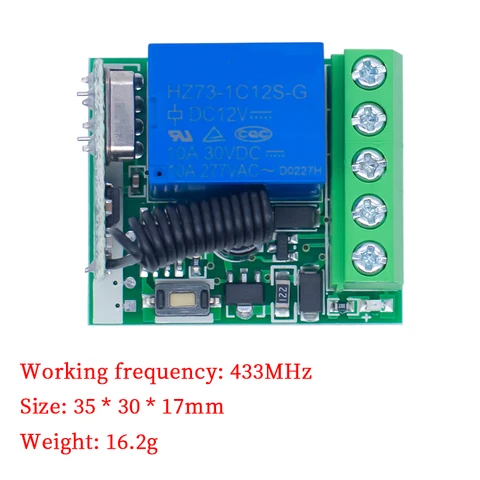 WAVGAT RF беспроводной пульт дистанционного управления 315/433МГц