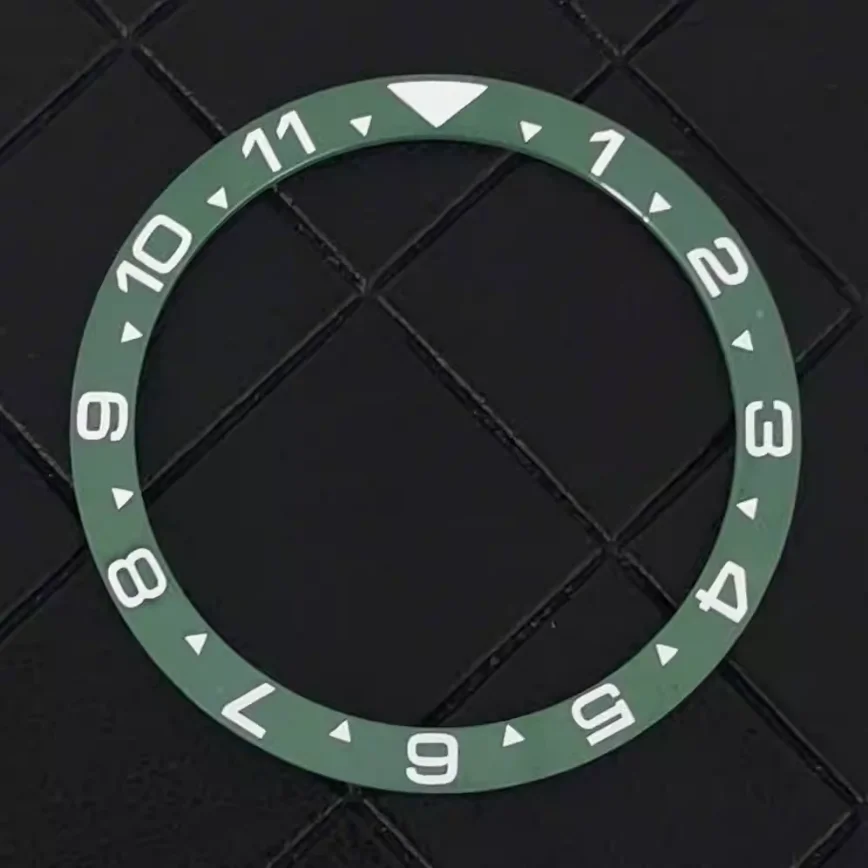 39MM Watch Bezel Insert Ceramic Convex Ring Steel Convex Ring Flat Bezel Opening 39MM Outer Diameter 32MM Inner Diameter