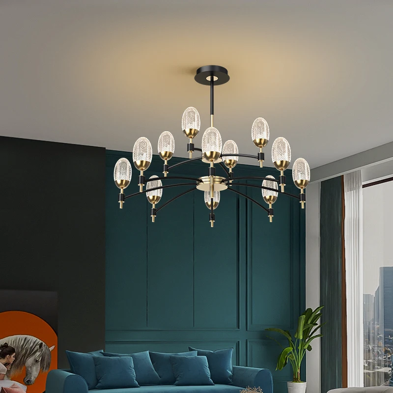 

New Modern LED Chandelier Lights Dimming Fixtures For Living Dining Room Bedroom Kitchen Hall Home Lamps Indoor Lighting