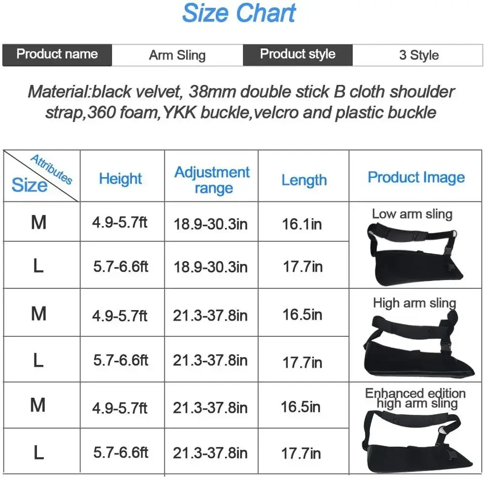 Регулируемый слинг Benken для поддержки локтей и плеч набор медицинских фиксаций с
