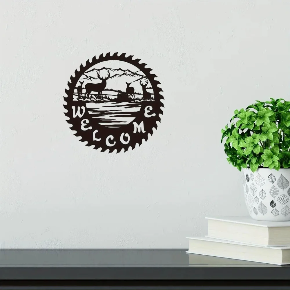 Уникальный Металлический Настенный Акцентный Знак. Красиво Демонстрарует Ваш