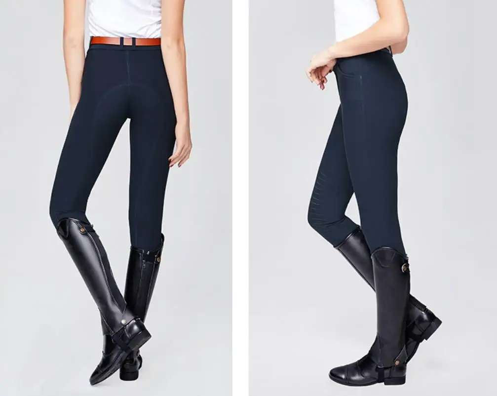 Female Male Horse Equestrian Riding Breeches , anti-slip silica gel, quick-dry