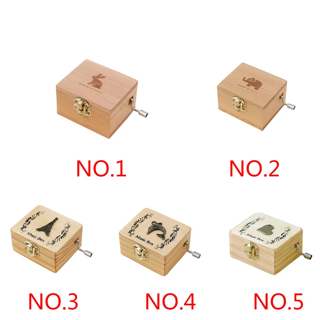 

Super Cute Wooden Music Box Cartoon Animal Home Bedroom Desk Decoration Christmas Wedding Birthday Gift