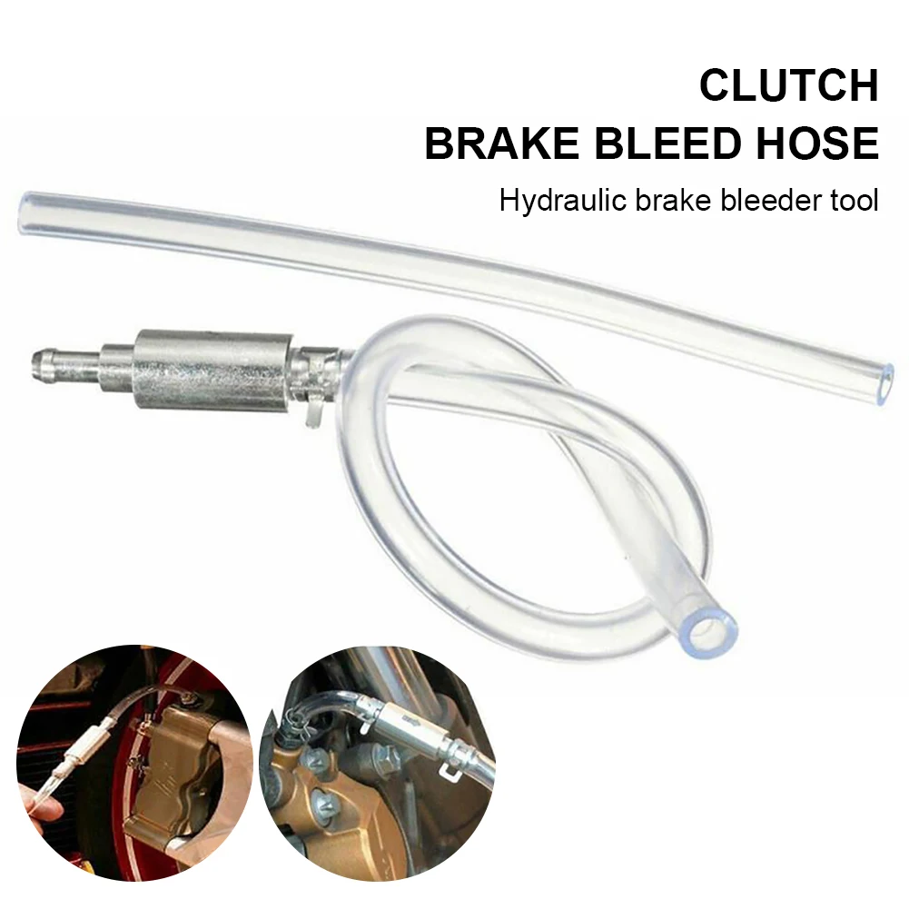 

Car Hydraulic Brake Bleeder Clutch Tool Kit Auto Vehicle Motorcycle Oil Pump Oil Bleeding Replacement Adapter 500mm Hose Kit