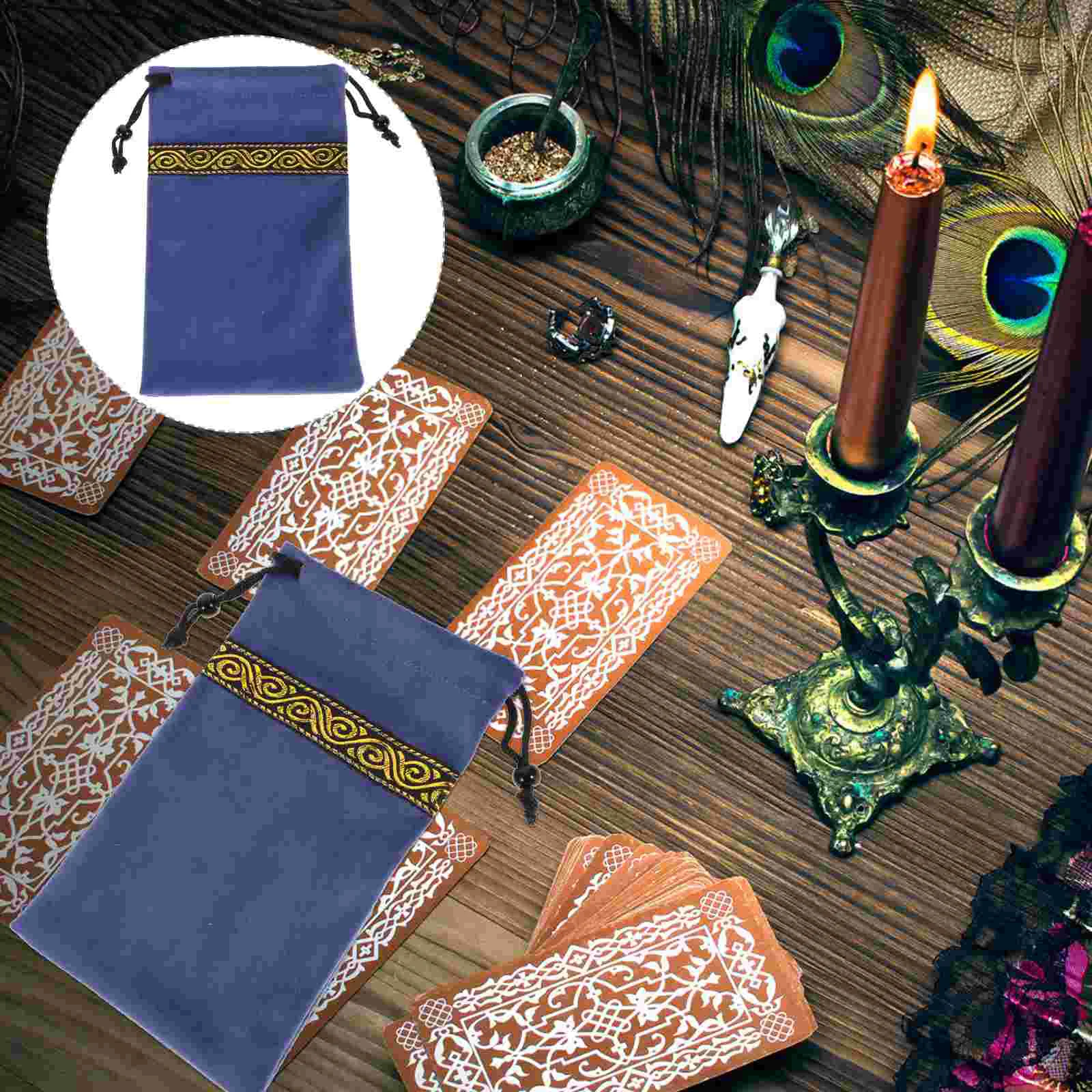 

Tarot Cards Drawstring Pouch Tarot Cards Storage Bag Tarot Cards Organizer Tarot Cards Supplies