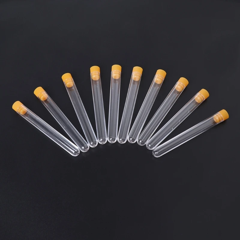 

10x Transparent Knitting Sewing Felting Needle Plastic Bottle Storage Container