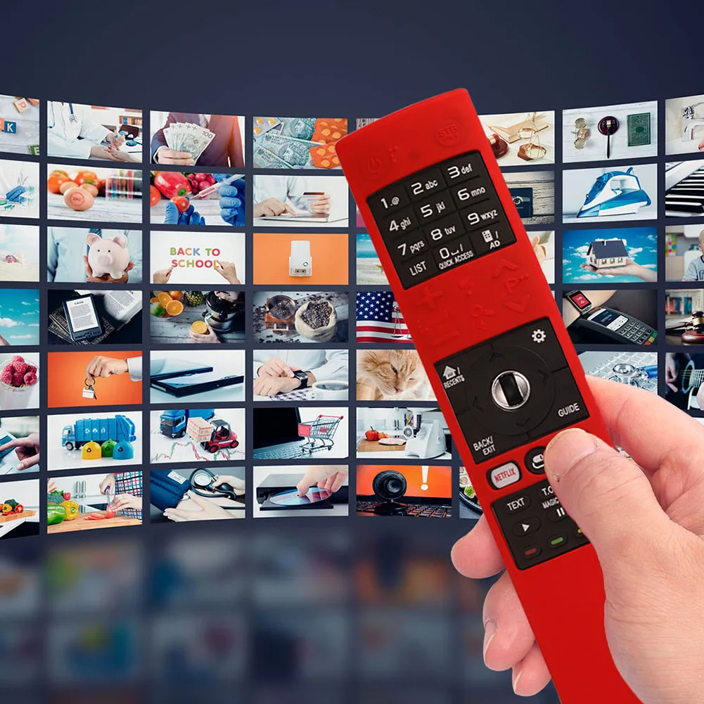 

Новый мягкий силиконовый защитный чехол для LG AN-MR700/LG AKB75455601 TV Stick чехол с голосовым дистанционным управлением Противоскользящий Сменный Чех...