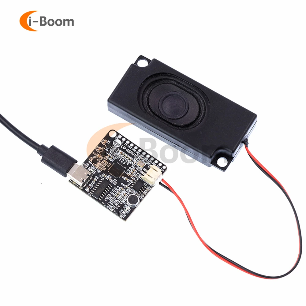 

ASR01 Intelligent Speech Recognition Control Module 10m Distance wake-up 8 IO ports Can output PWM pulse signal High Low level