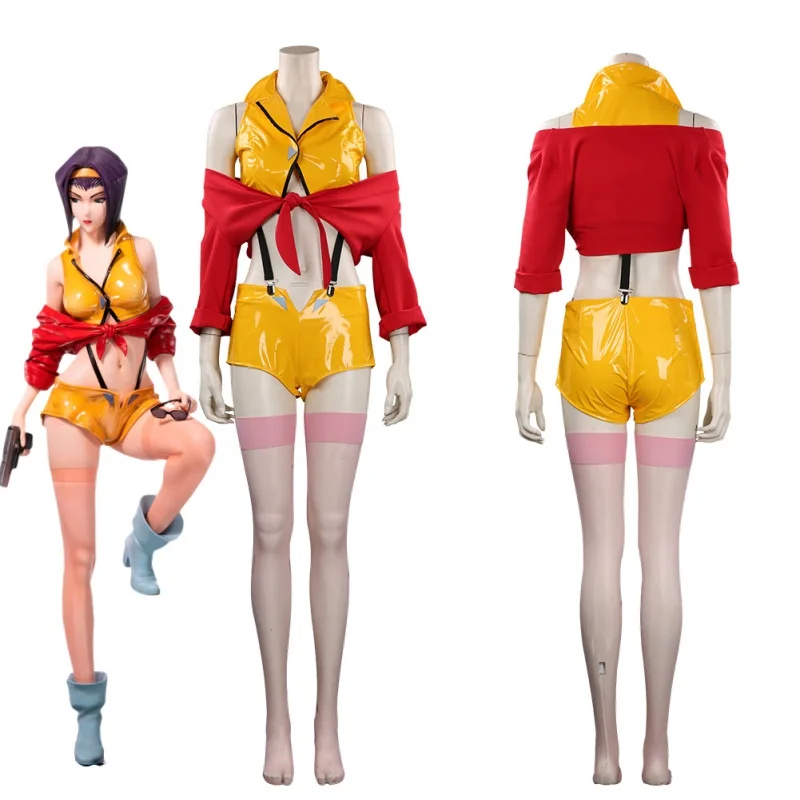 

Anime Cowboy Bebop Faye Valentine Cosplay Costume Outfits Halloween Carnival Suit