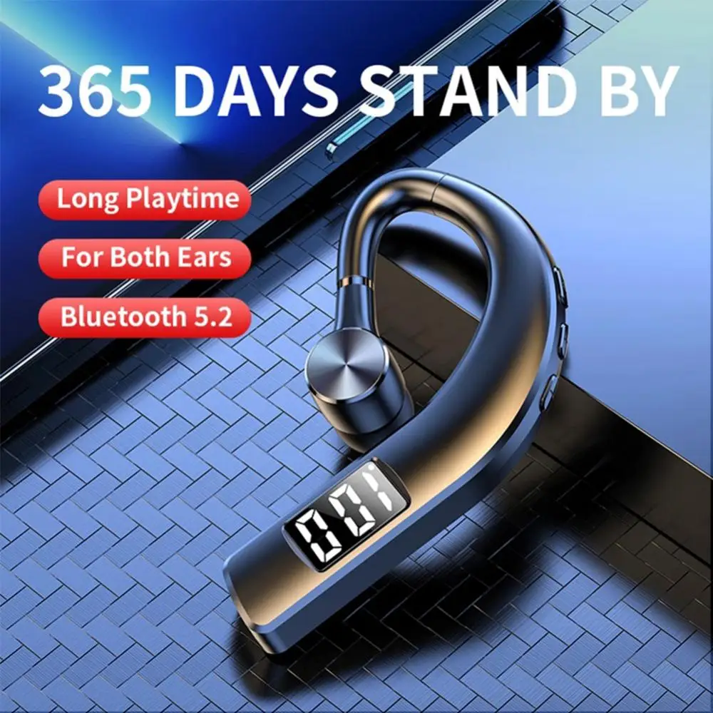 

Voice Assistant Business Earphone Digital Display Bluetooth Headset Enc Noise Reduction Bluetooth Headphones Sports Headphones