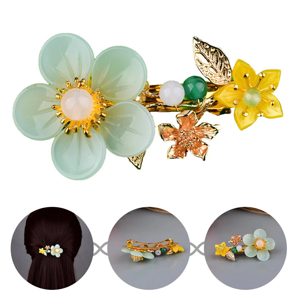 

Flower Hair Clip Hair Barrette Spring Hair Clips Flower Bridal Hair Jewelry