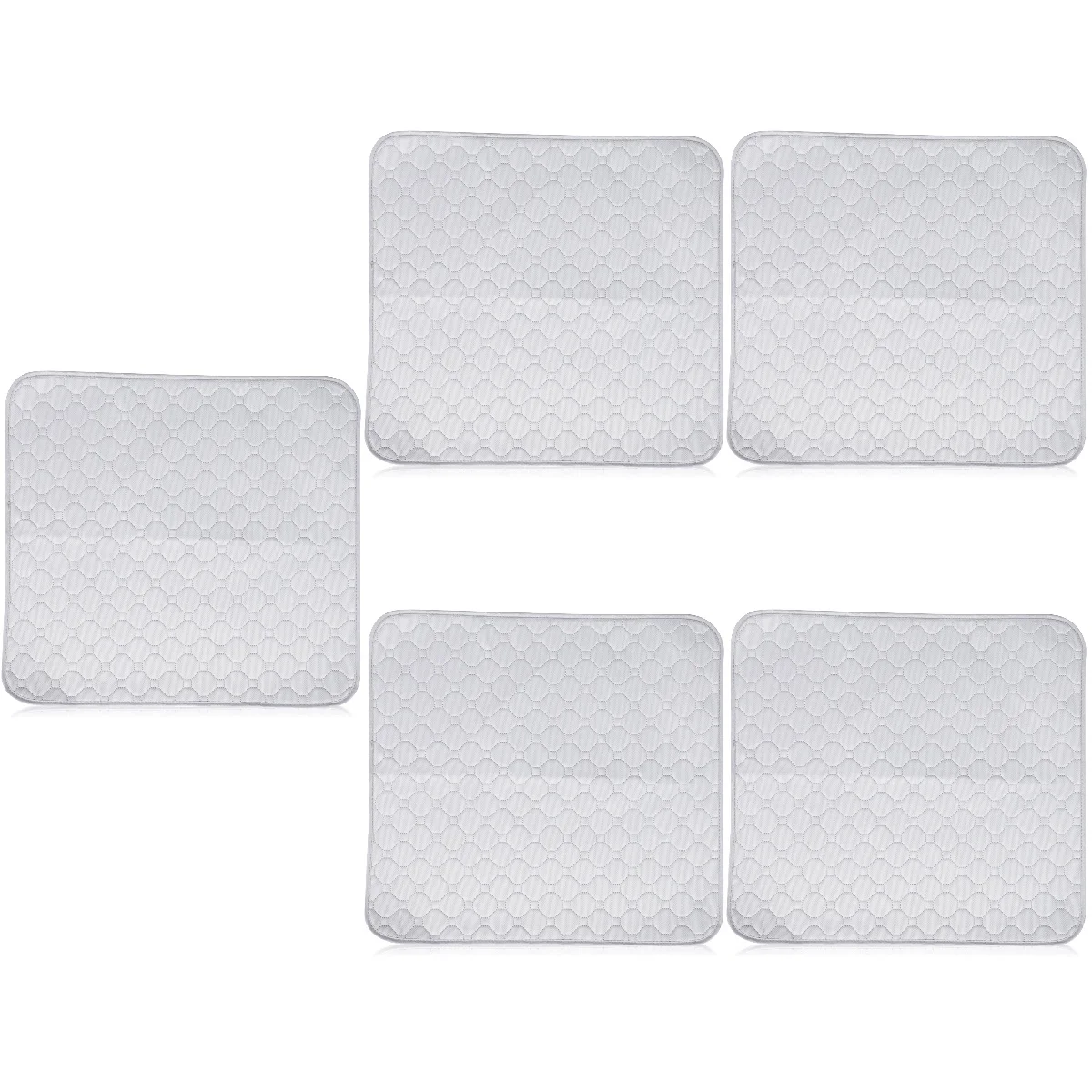 

5pcs Daily Use Bed Mattress Pad Polyester Bed Pad Washable Sleeping Mat