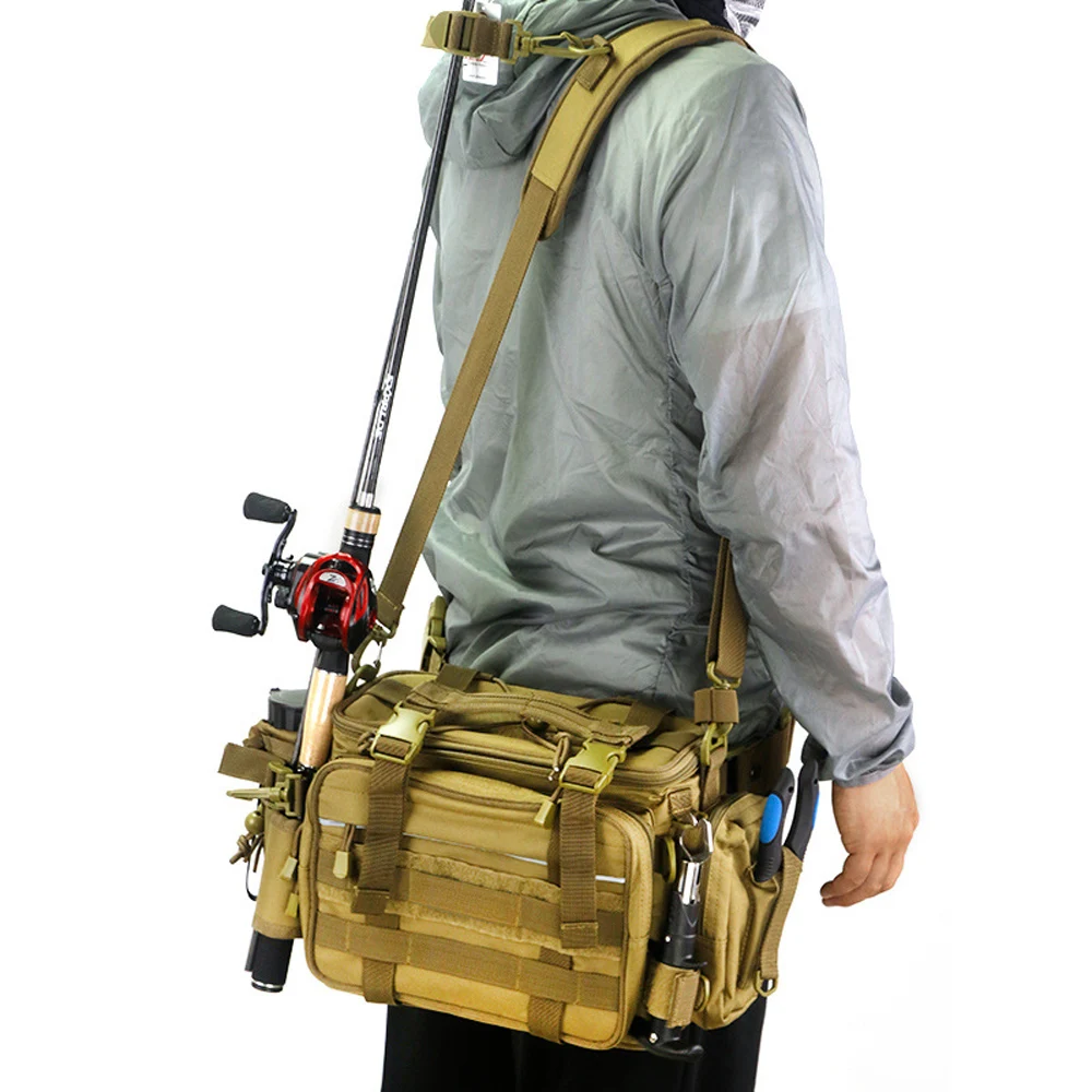 Уличная сумка для рыболовной удочки катушки наживки инструментов