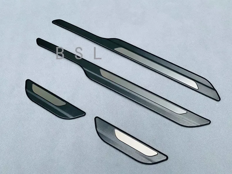 Для 2021 2022 Toyota Aqua Eksterior ior S Pintu Pelat Scuff педаль Selamat датан Baja Tahan быт 4 Buah