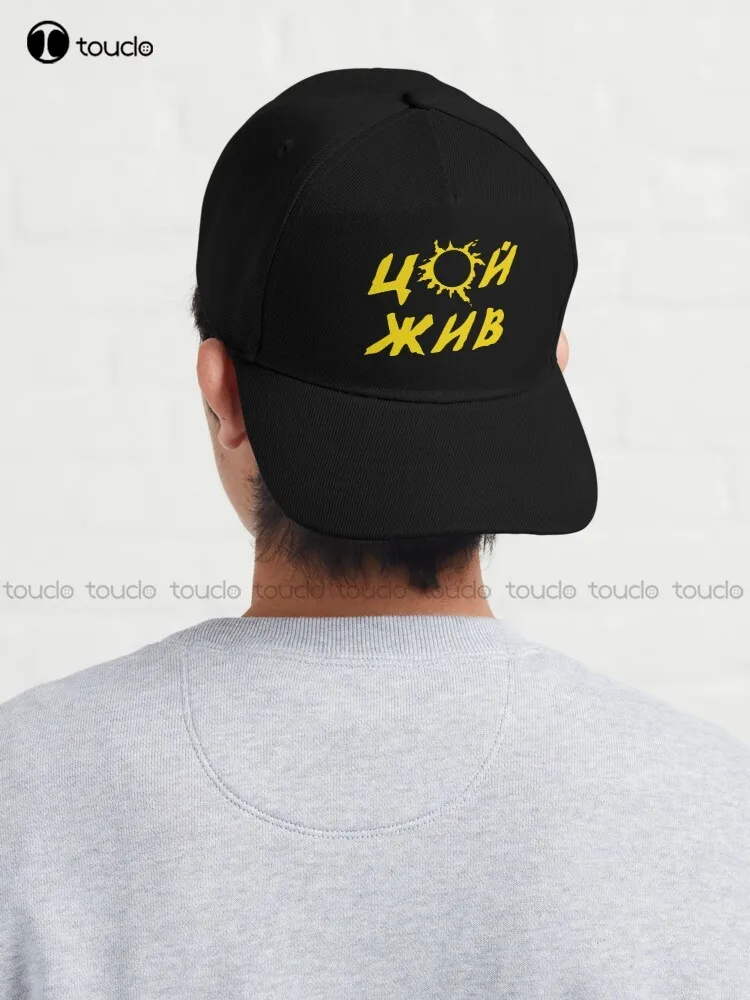 

Viktor Tsoi Виктор Цой Kino Кино Baseball Cap Custom Hats Outdoor Climbing Traveling Hip Hop Trucker Hats Custom Gift Denim Caps