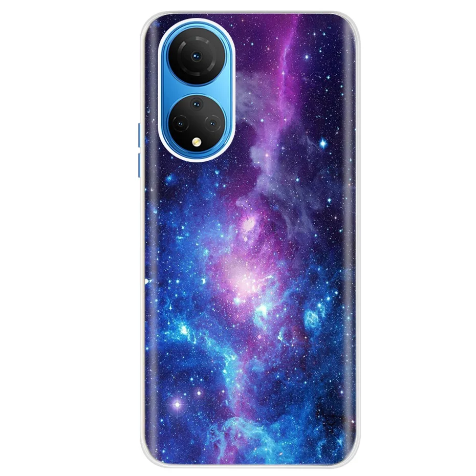 Чехол для Honor X7 Модный мягкий чехол телефона из ТПУ Huawei X 7 задняя прозрачная