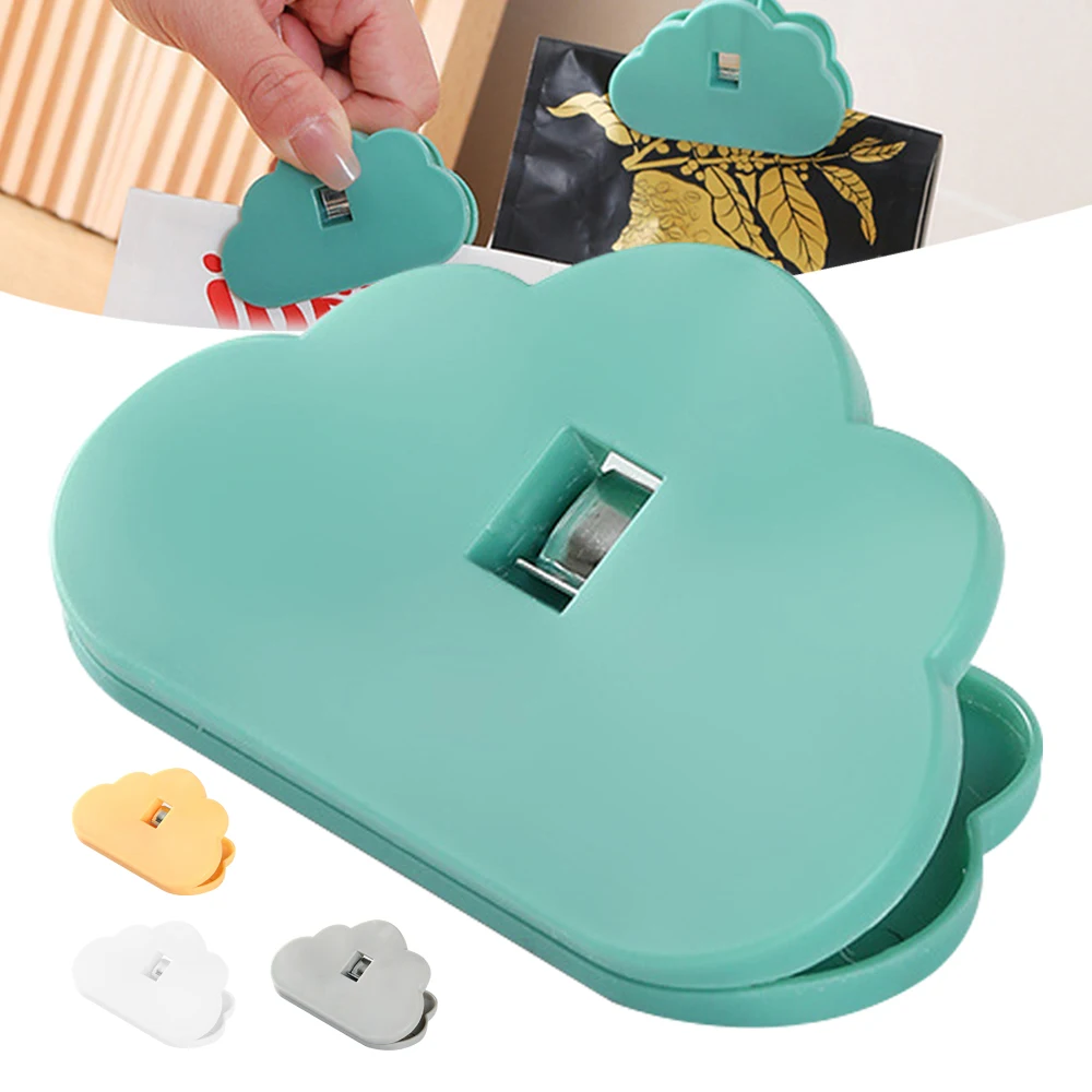 

Cute Cloud-shaped Food Bag Sealing Clip Multipurpose Air Tight Snack Bag Clamp Candy Bag Sealing Clip Kitchen Accessories