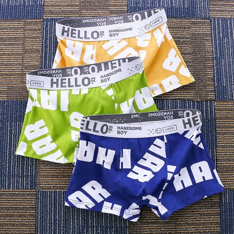 Men's Panties Men's Underwear Men Boxers Comfortable Soft Pure Cotton Breathable Man's Underpant New Loose Style Free Shipping