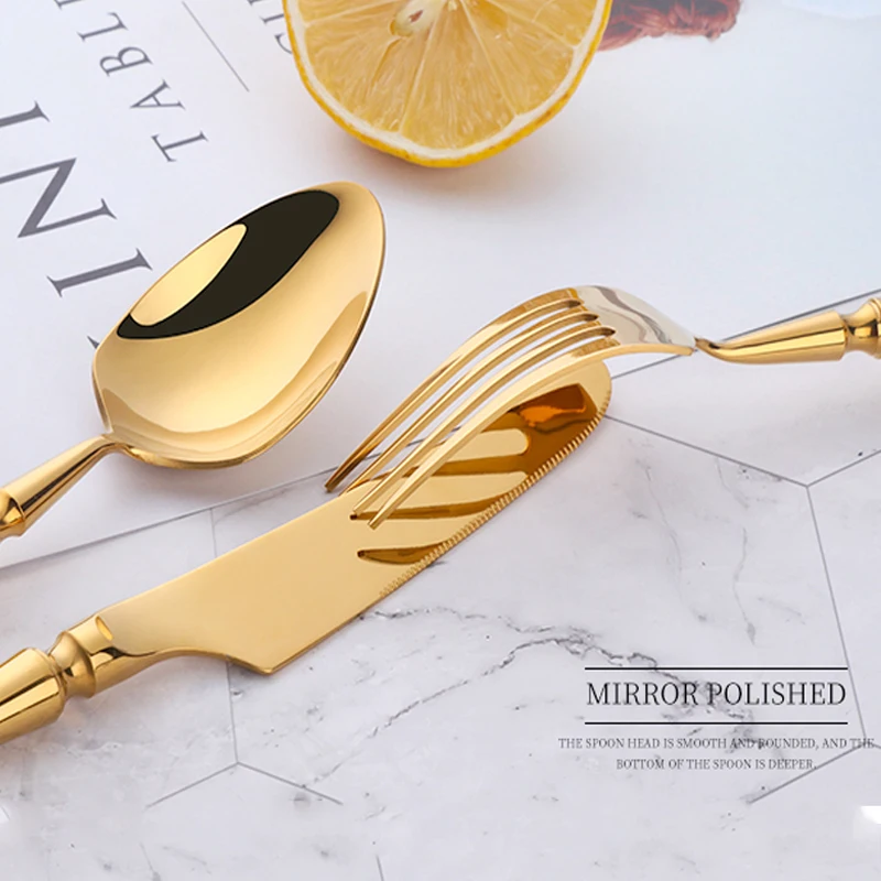 Набор столовых приборов из нержавеющей стали 4 шт.