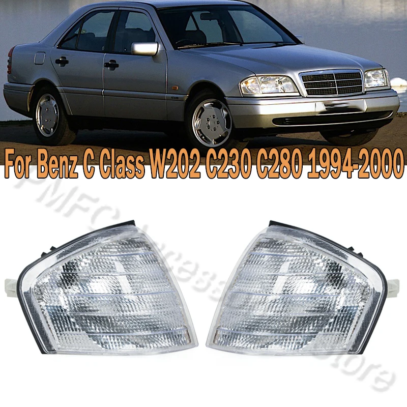 Боковой угол автомобиля фонарь поворота рамка крышка для Mercedes Benz C Class W202 C230 C280