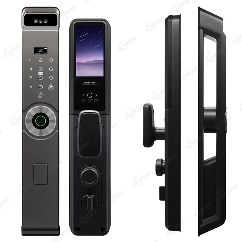 005Автоматический электронный биометрический замок с отпечатками пальцев Wi-Fi
