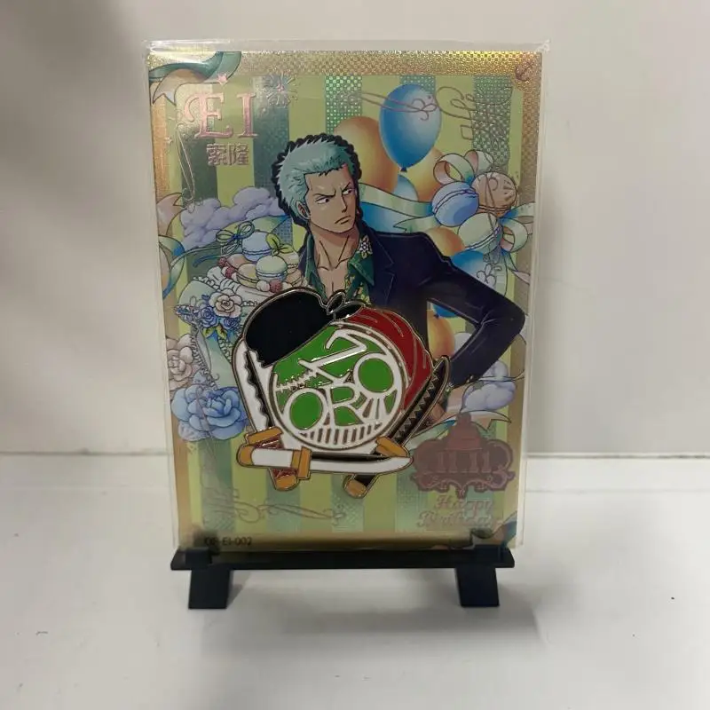 Фото Kabago ONE PIECE SSP EI card Monkey D. Luffy BROOK Roronoa Zoro Sabo Perona Nefertari D. Коллекция игрушек для мальчиков Vivi, подарки на день рождения №3