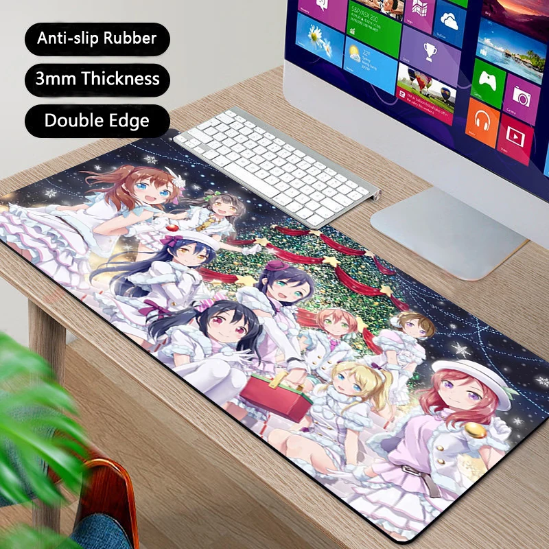 

Геймерский коврик для мыши Hololive, игровой коврик для мыши, компьютерные аксессуары, нескользящий коврик, коврики для настольного компьютера,...