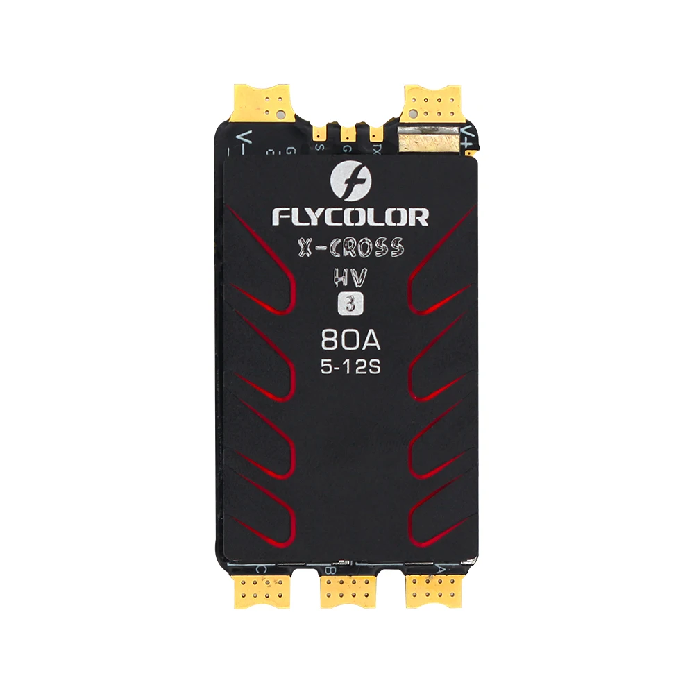FLYCOLOR X-Cross HV3 60A 80A 120A 160A 5-12S BLHeli32 бесщеточный ESC для радиоуправляемых летательных