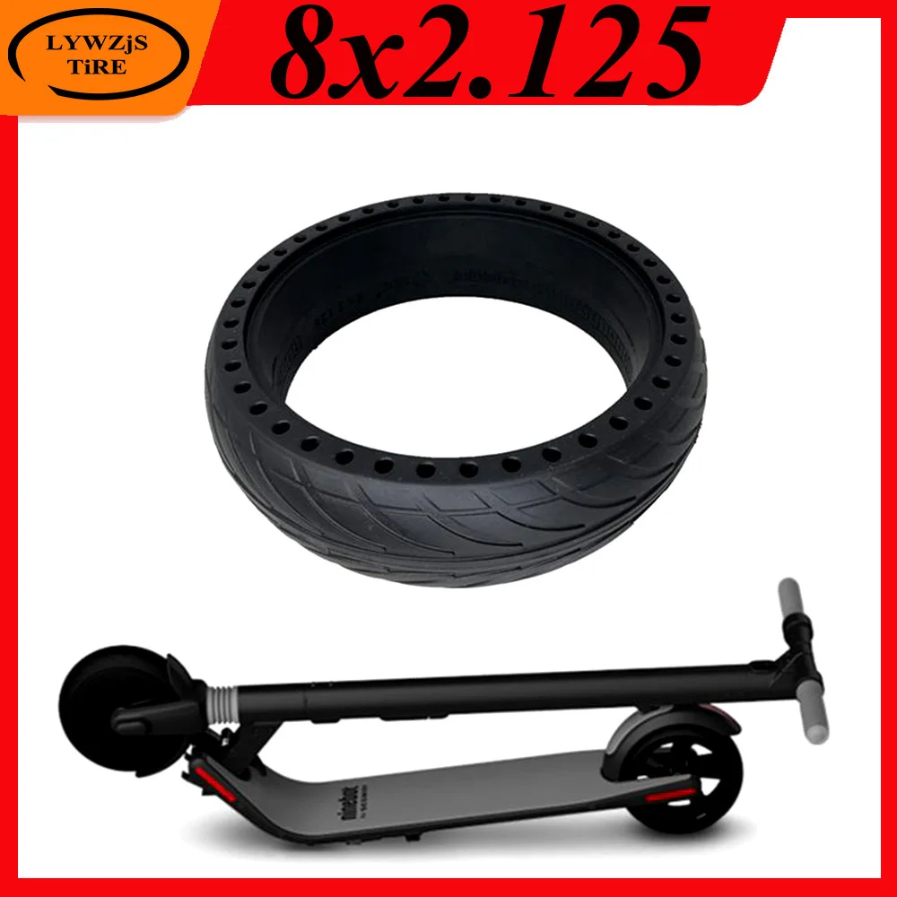 

Hollow Tire for Ninebot ES1 ES2 ES4 Electric Scooter 8-Inch 8x2.125 Explosion-proof Tubeless Tyre Replacement