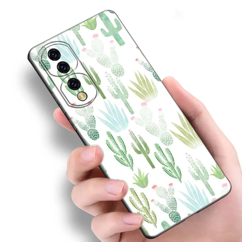 Винтажный чехол для телефона с изображением кактуса и цветов Huawei Nova Honor Mate 8 9 20 30 40