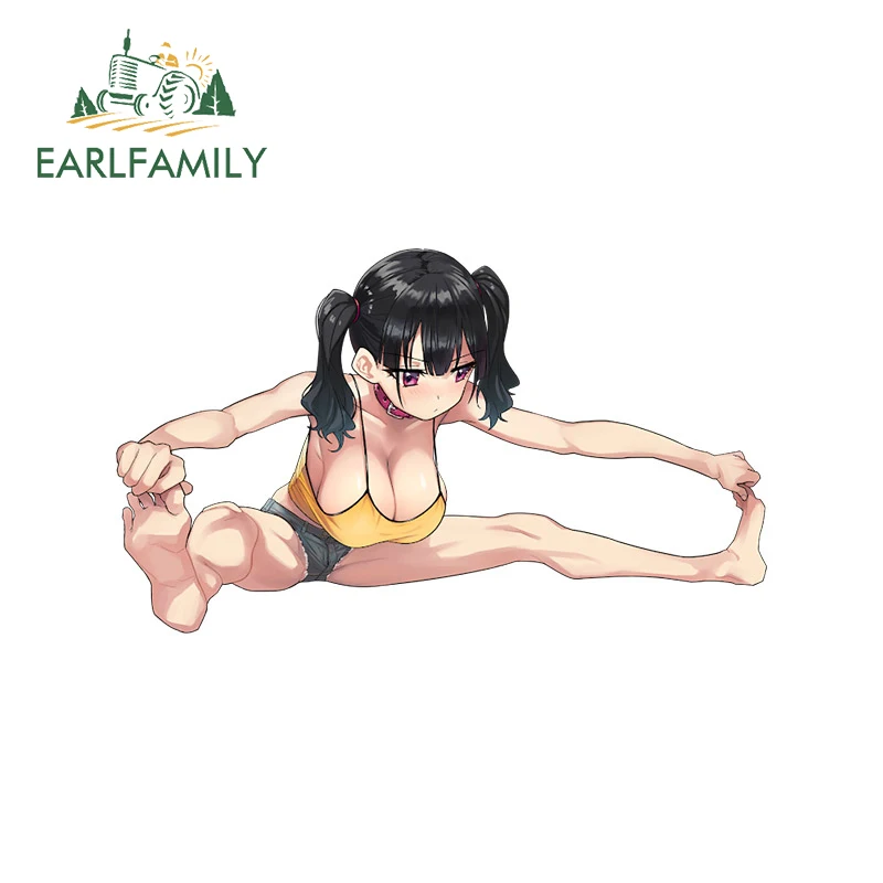 

EARLFAMILY 13 см x 7,7 см для автомобильных наклеек Kaedeko, кондиционер, аксессуары, личный караван, креативный Декор